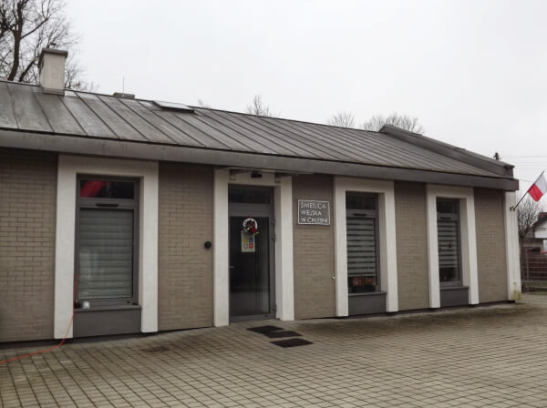 Budynek świetlicy w Chlebni.