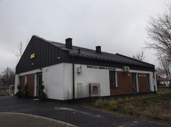Budynek świetlicy w Natolinie.