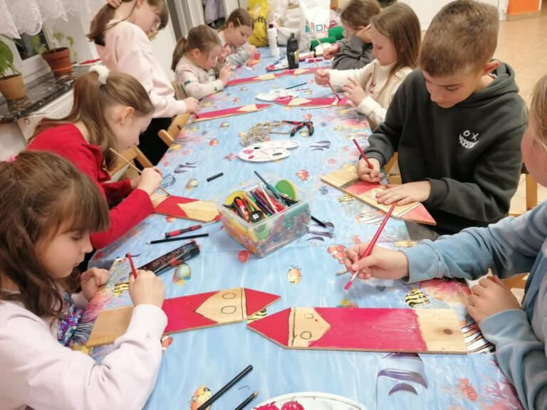 świetlica w Kozerkach - zajęcia kreatywne