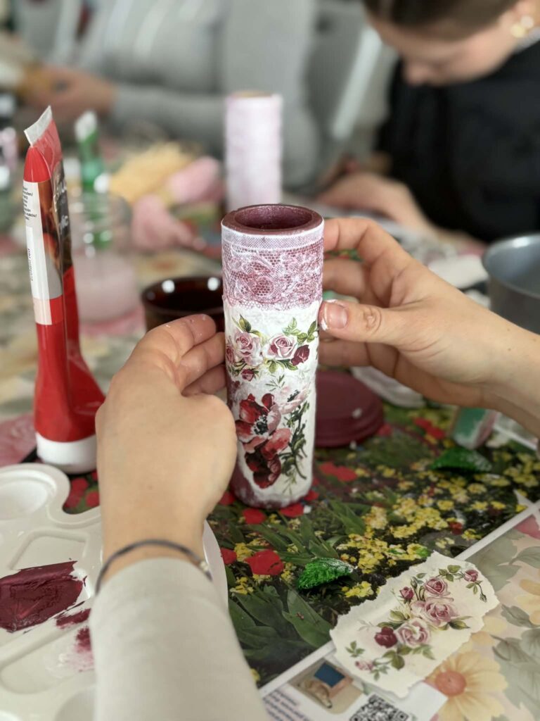 Świetlica w Natolinie - Warsztaty z Świeczników Wiosennych