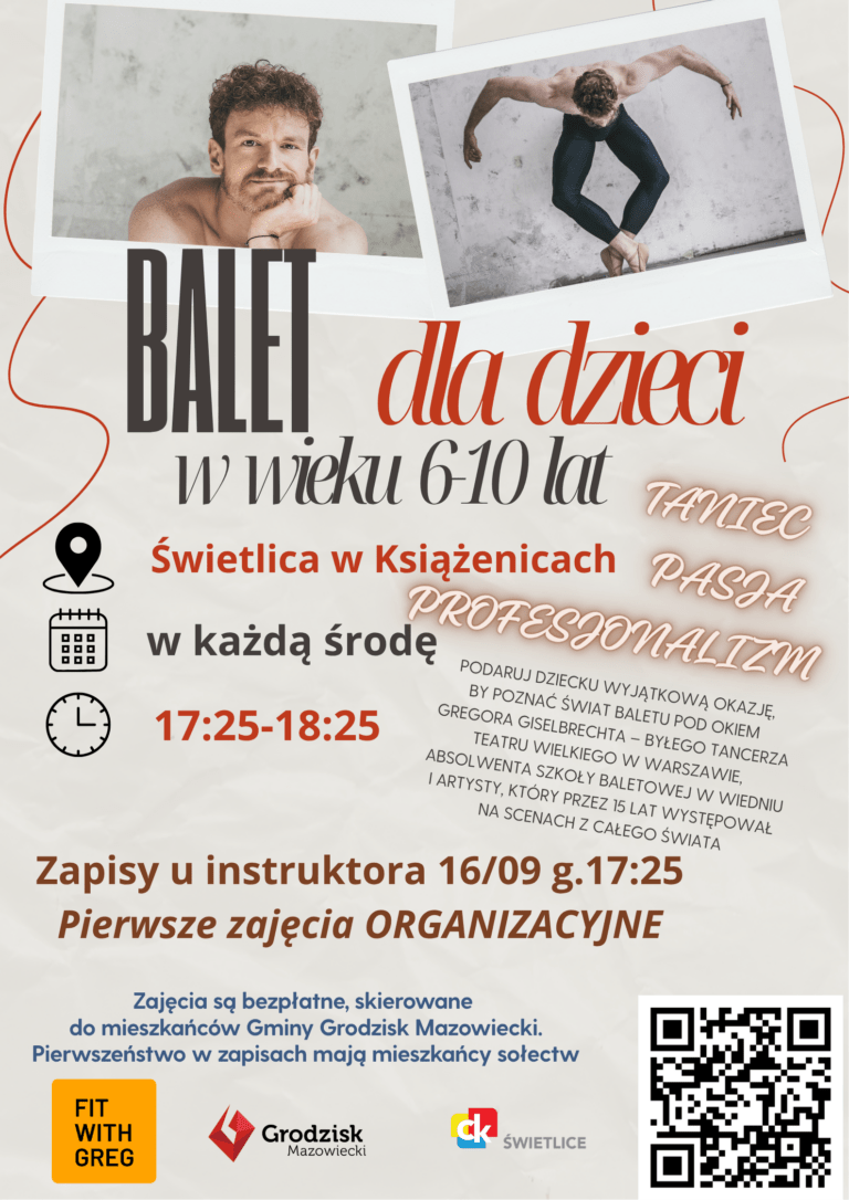 Red and Beige Minimalistic Modern Paper Ballet Dance Classes Poster (3)